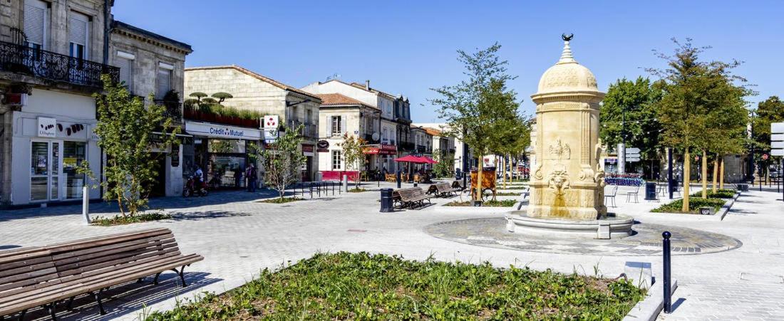 Superbe T3 Duplex Parking Prive Gratuit Sur Place Bordeaux Kültér fotó