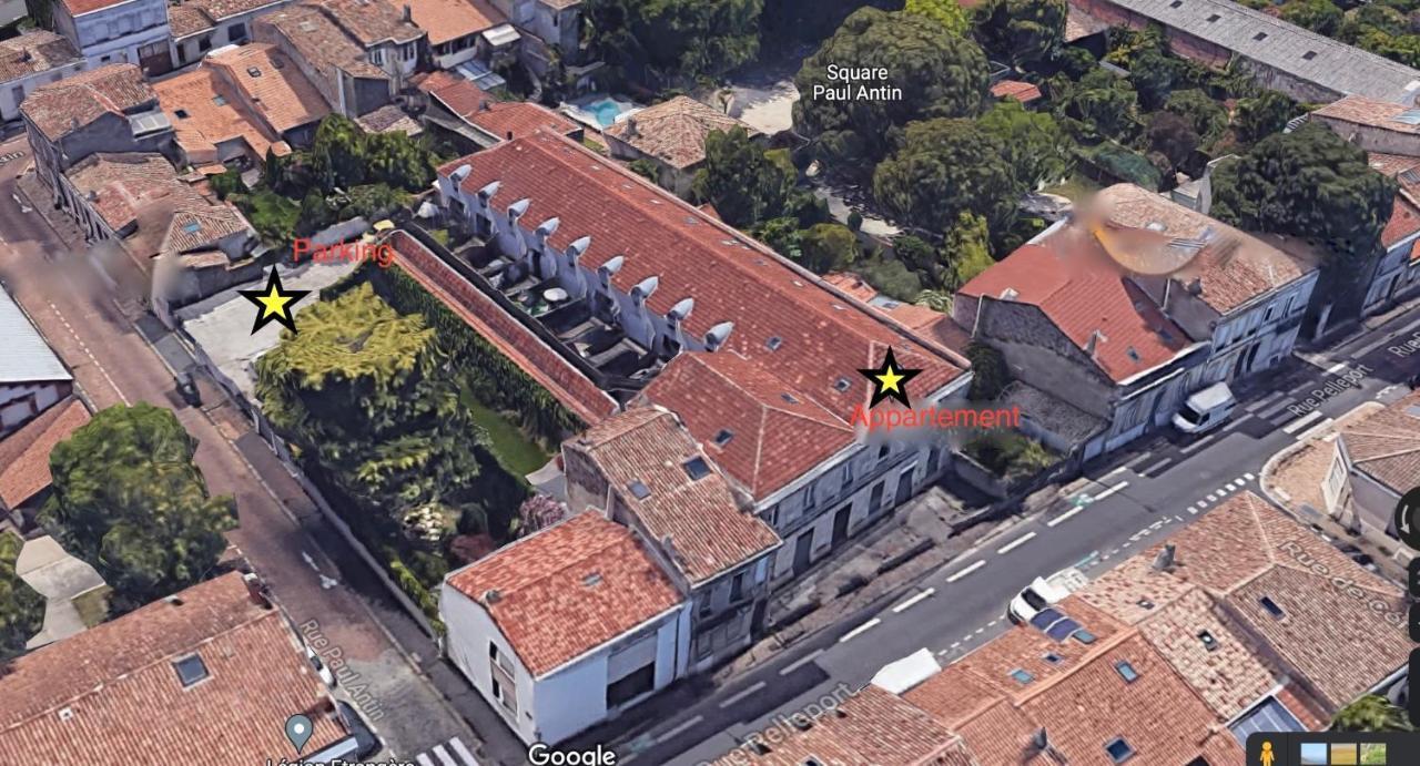 Superbe T3 Duplex Parking Prive Gratuit Sur Place Bordeaux Kültér fotó